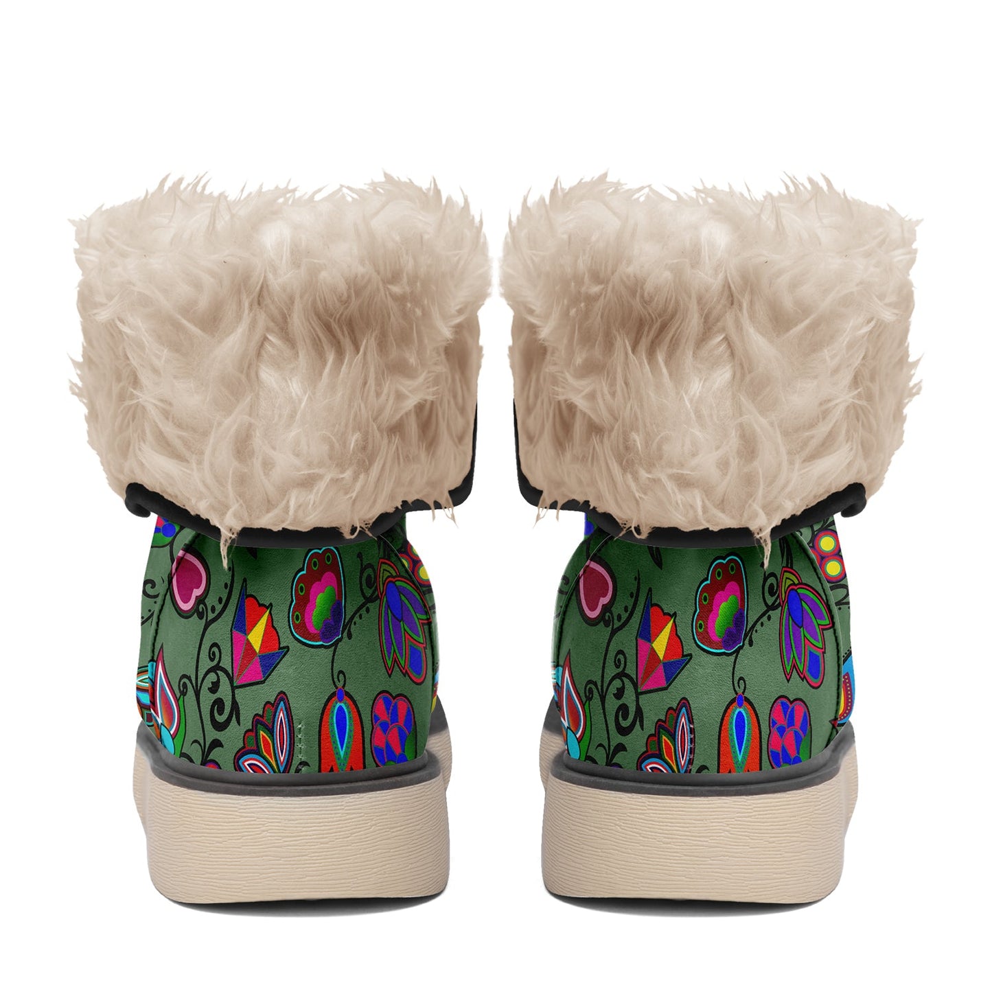 Indigenous Paisley Dark Sea Polar Winter Boots