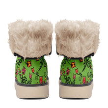 Load image into Gallery viewer, LightGreen Yellow Star Polar Winter Boots
