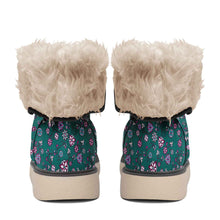 Load image into Gallery viewer, Burgundy Bloom Polar Winter Boots
