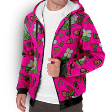 Load image into Gallery viewer, Strawberry Dreams Blush Sherpa Hoodie
