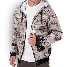 Load image into Gallery viewer, Heart of The Forest Sherpa Hoodie
