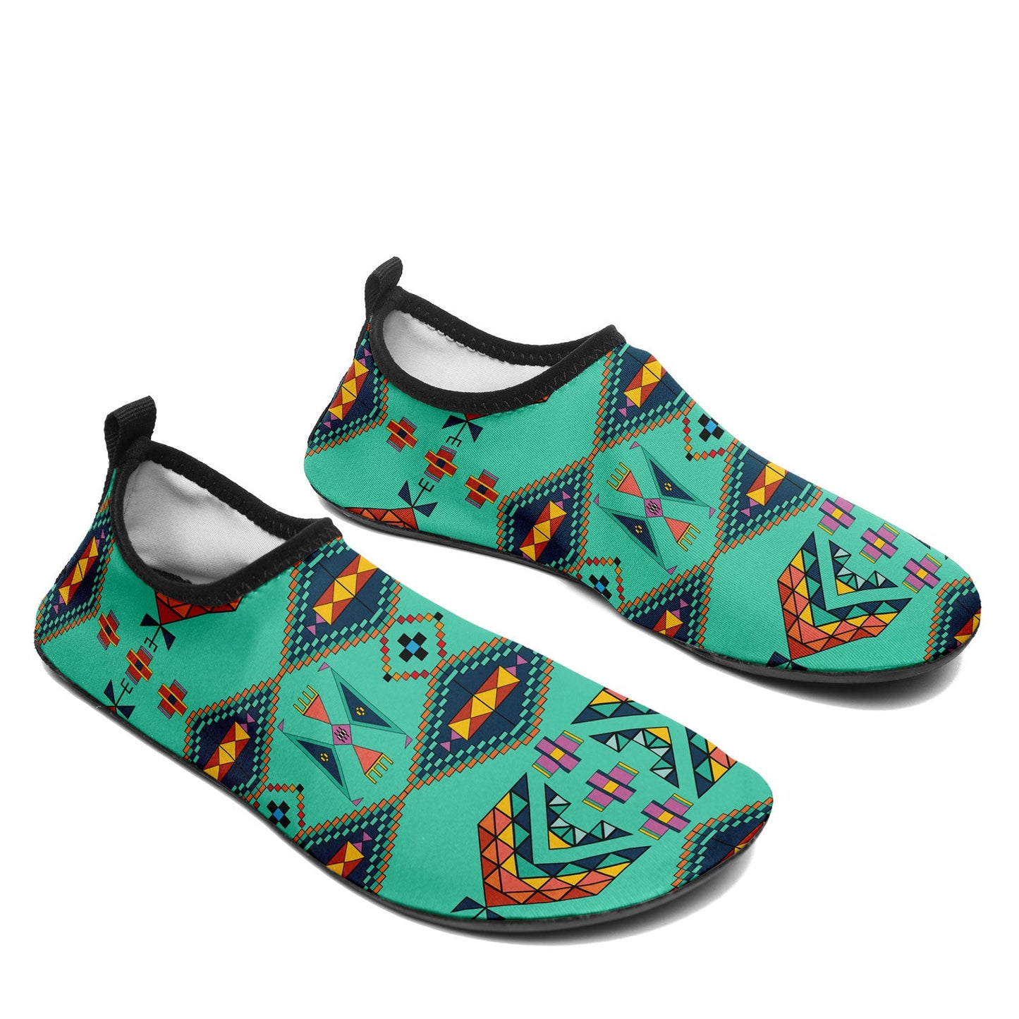 Travois Tipi Smokey Sky Kid's Sockamoccs Slip On Shoes