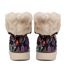 Load image into Gallery viewer, Indigenous Paisley Black Polar Winter Boots
