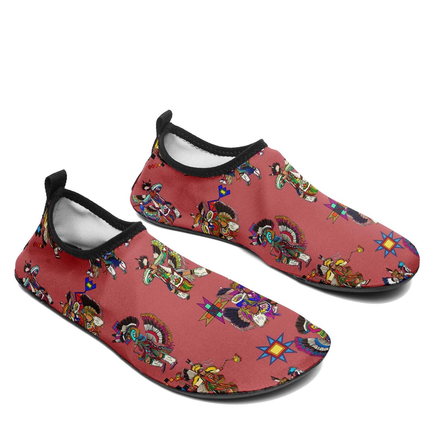 Men's Fancy Dancers Terra Cotta Sockamoccs