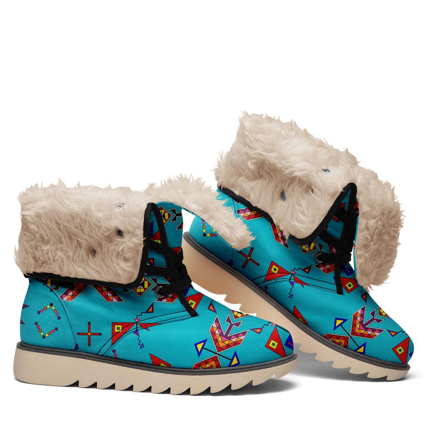 Scattered Generations Turquoise Polar Winter Boots