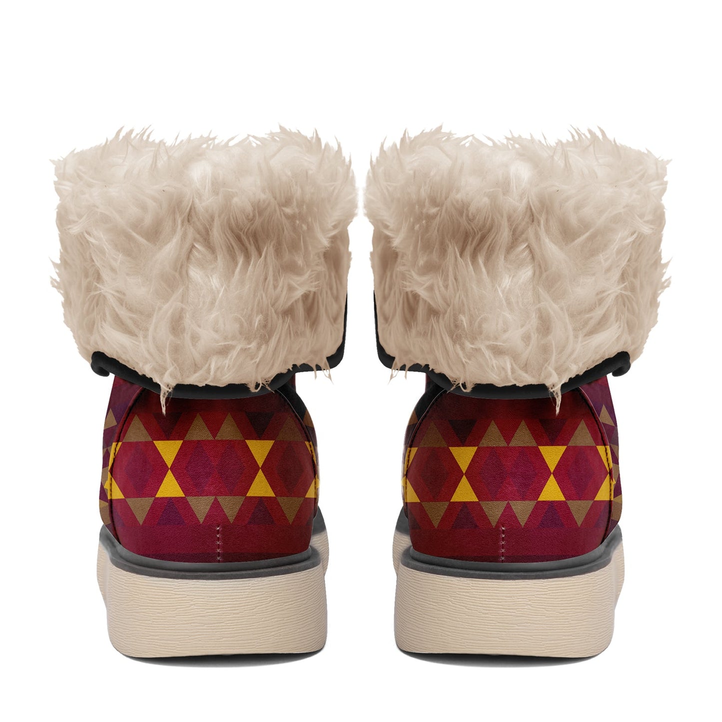 Gold Wool Polar Winter Boots