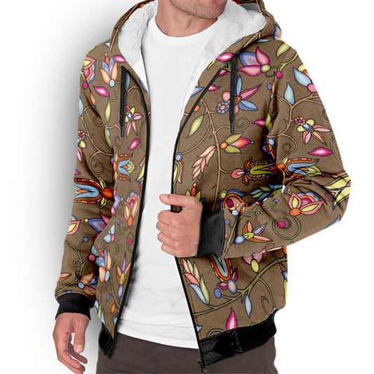 Buffalo Bloom Earth Song Sherpa Hoodie