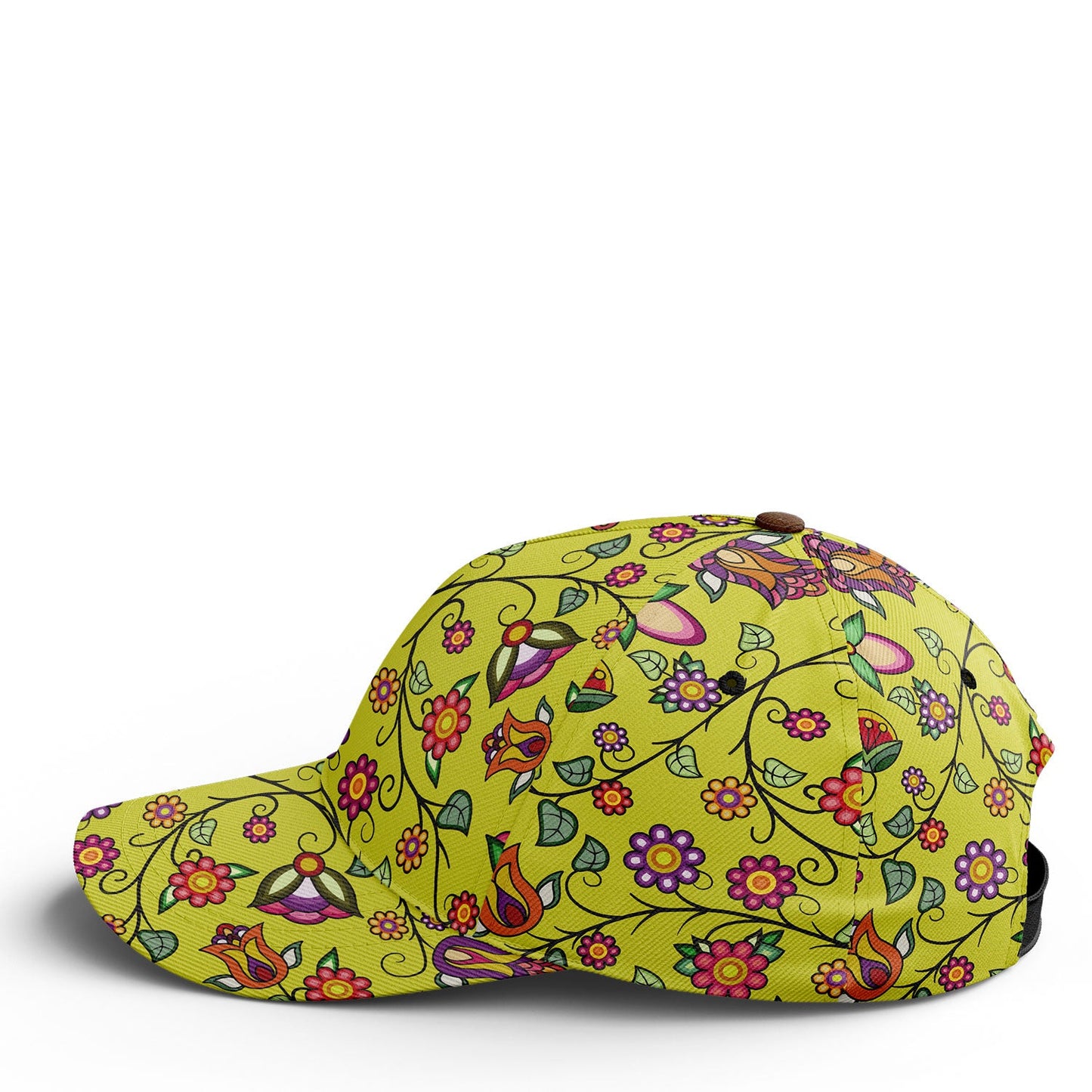 Heartbeat Petals Yellow Snapback Hat