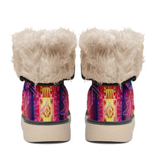 Load image into Gallery viewer, Kaleidoscope Dragonfly Polar Winter Boots
