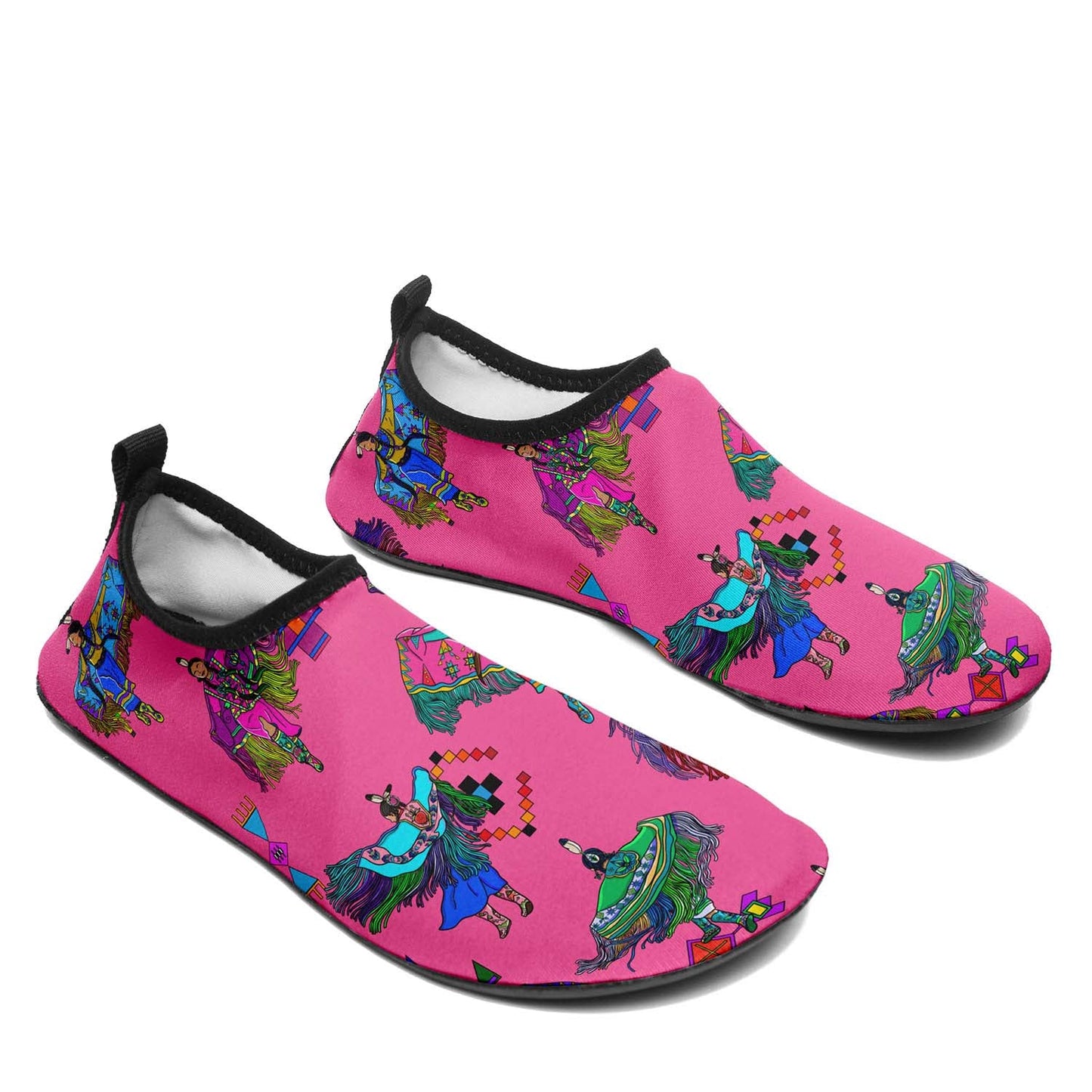 Women's Fancy Dancers Pink Sockamoccs