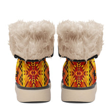 Load image into Gallery viewer, Desert Geo Yellow Red Polar Winter Boots
