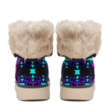 Load image into Gallery viewer, Black Fire Winter Sunset Polar Winter Boots
