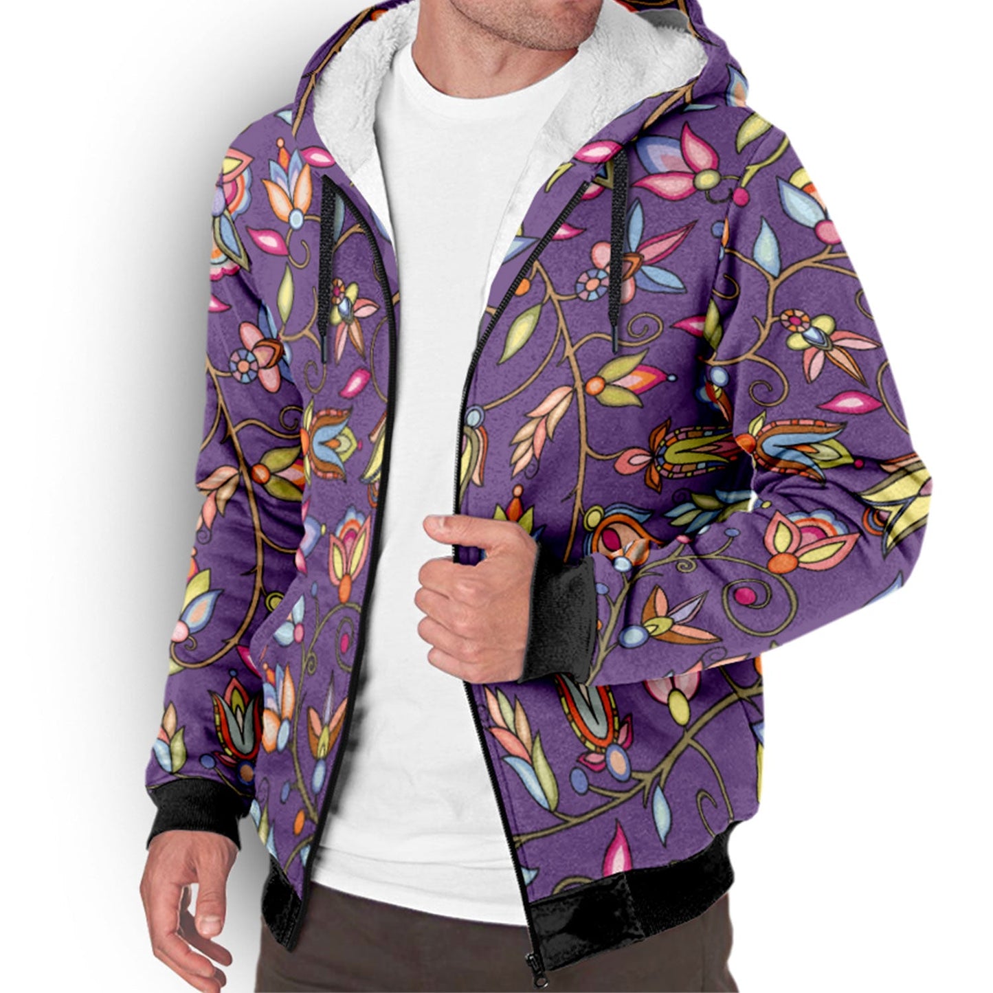 Buffalo Bloom Nightcloud Sherpa Hoodie