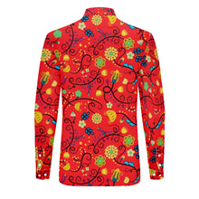 Load image into Gallery viewer, Nipin Blossom Fire Men&#39;s Long Sleeve Dress Shirt
