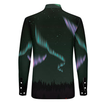 Load image into Gallery viewer, Dancing Skies Men&#39;s Long Sleeve Dress Shirt
