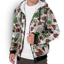 Load image into Gallery viewer, Strawberry Dreams Br Bark Sherpa Hoodie
