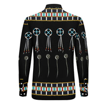 Load image into Gallery viewer, Beaded Bracelet Men&#39;s Long Sleeve Dress Shirt
