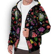 Load image into Gallery viewer, Berry Pop Midnight Sherpa Hoodie
