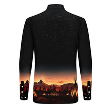 Load image into Gallery viewer, Sunset Tipis 1 Men&#39;s Long Sleeve Dress Shirt
