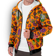 Load image into Gallery viewer, Berry Pop Carrot Sherpa Hoodie
