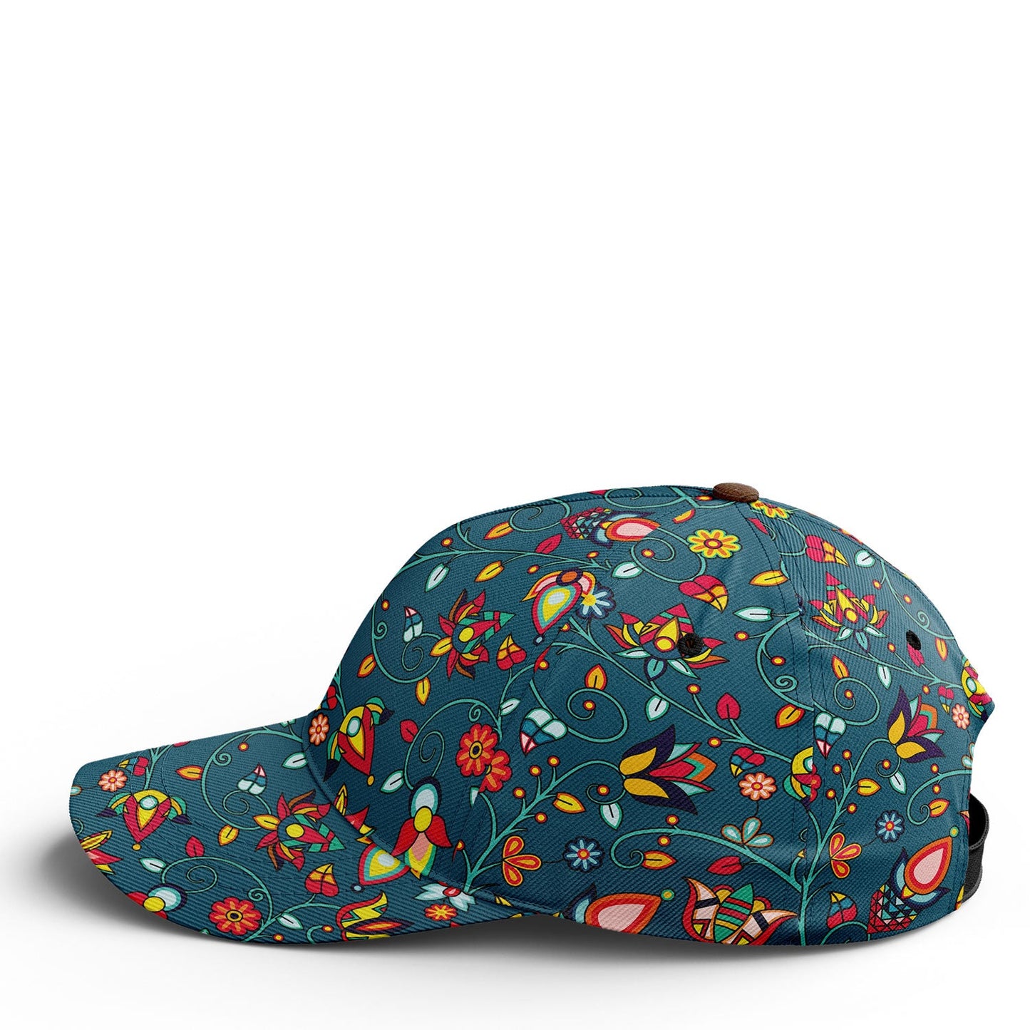 Thorny Path Teal Snapback Hat