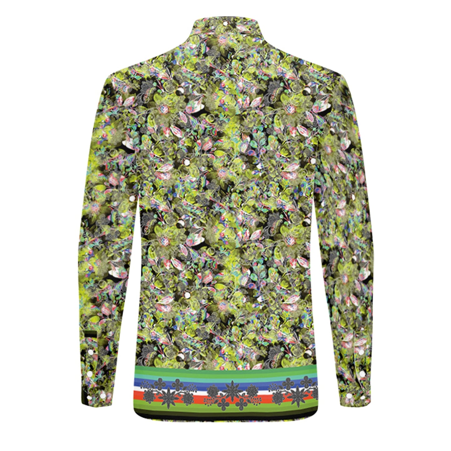 Culture in Nature Green Leaf Dress Shirt