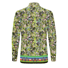 Load image into Gallery viewer, Culture in Nature Green Leaf Men&#39;s Long Sleeve Dress Shirt
