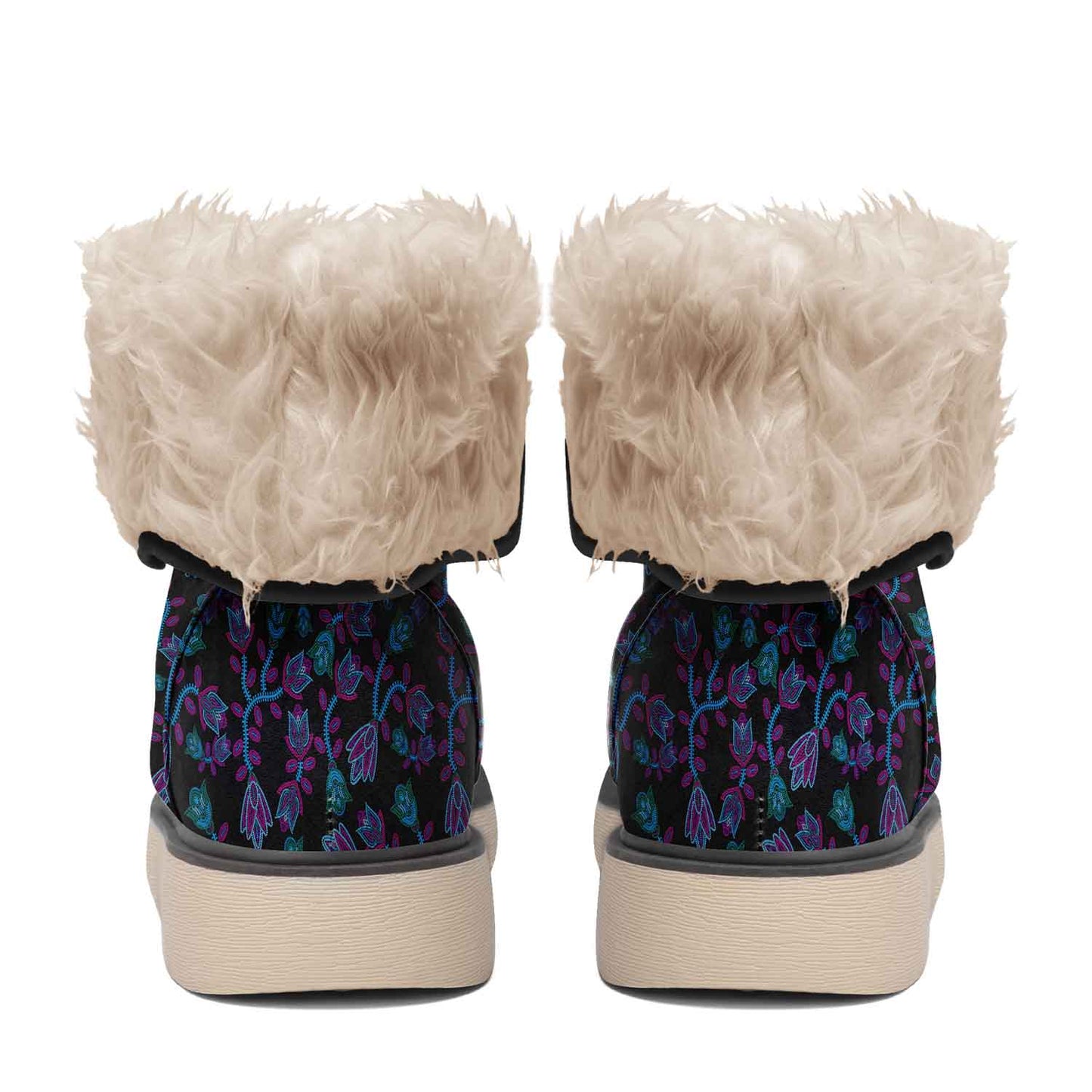 Beaded Nouveau Coal Polar Winter Boots