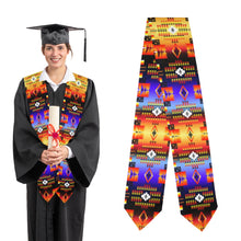 Load image into Gallery viewer, Seven Tribe Morning to Midnight Graduation Stole
