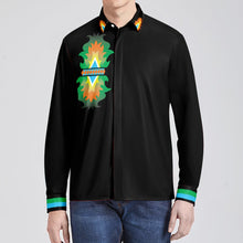 Load image into Gallery viewer, Deer Clan Lodge Men&#39;s Long Sleeve Dress Shirt
