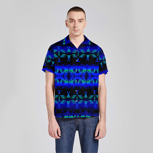 Between the Mountains Silky Button Up