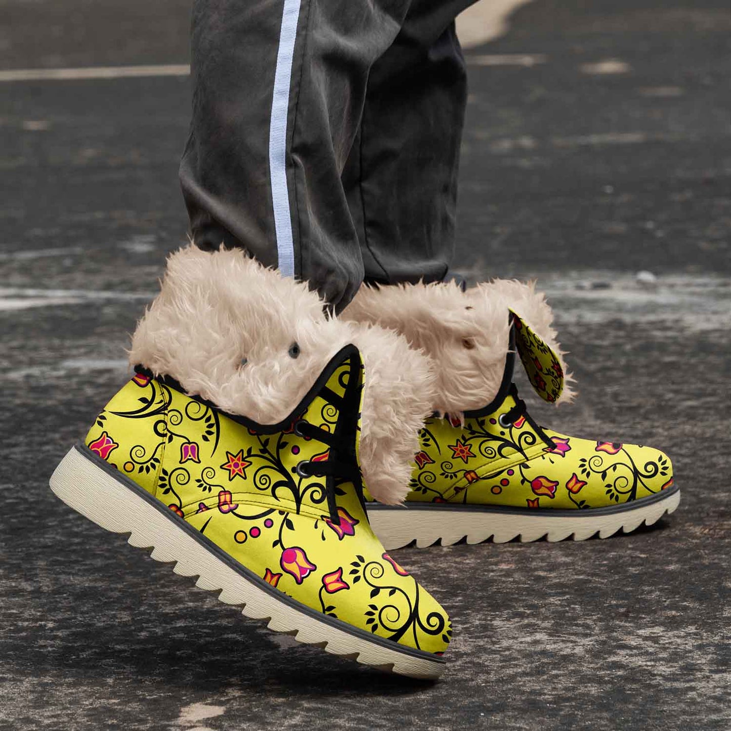 Key Lime Star Polar Winter Boots