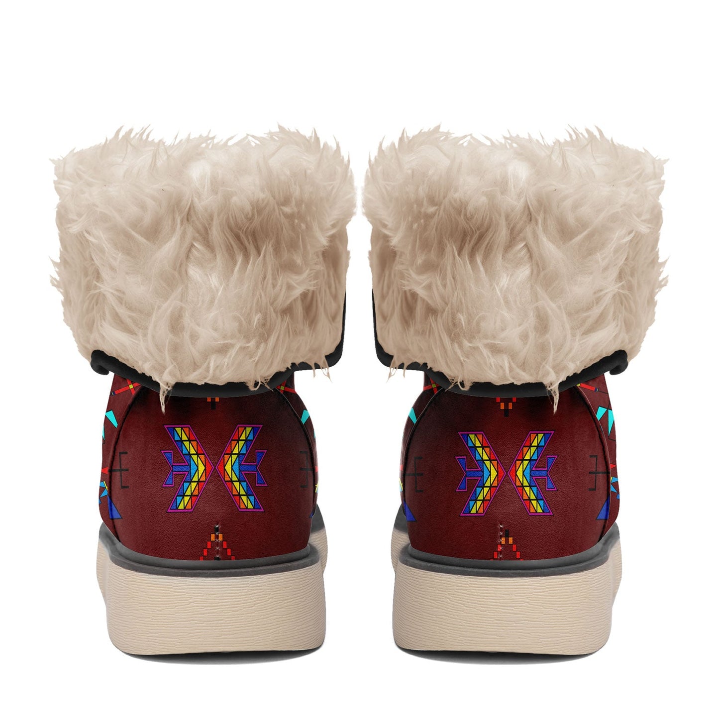 Rainy Chief Rainbow Earth Clay Polar Winter Boots