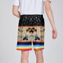 Load image into Gallery viewer, Buffalos Running Black Sky Athletic Shorts with Pockets
