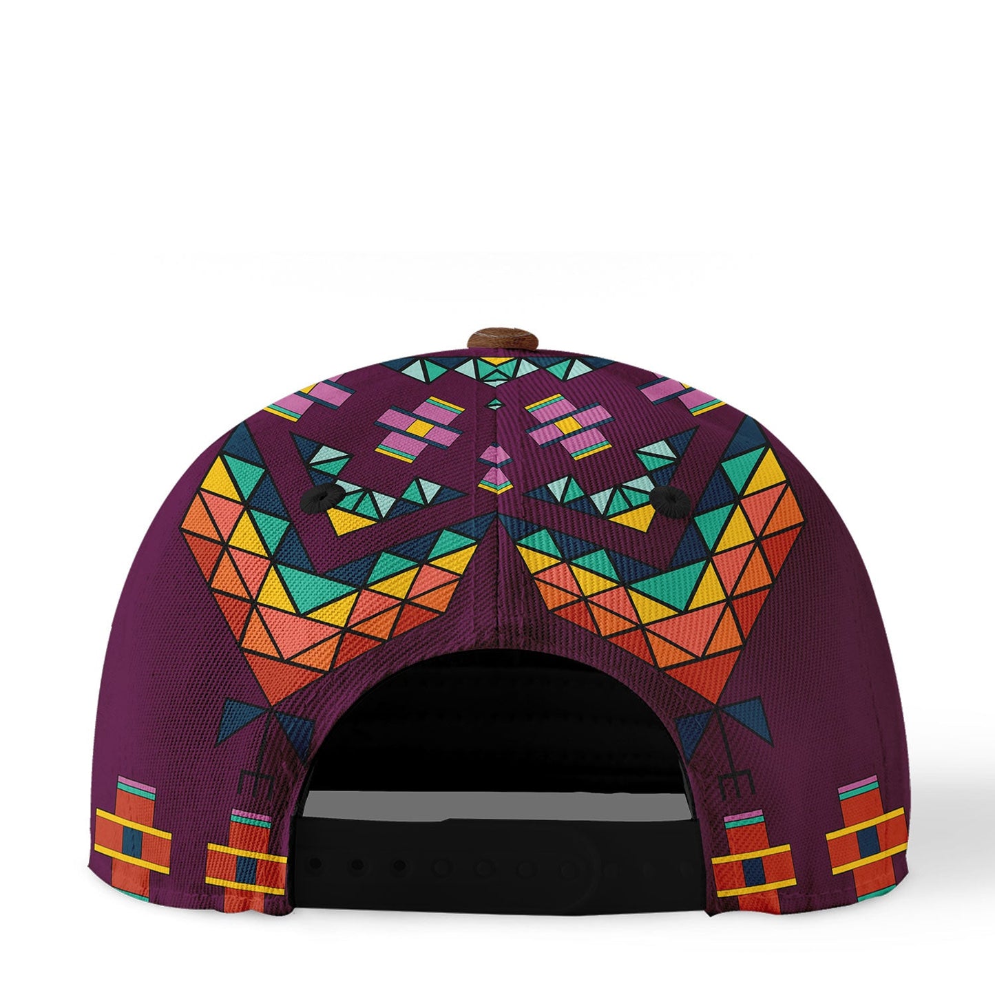 Travois Tipi Berry Snapback Hat