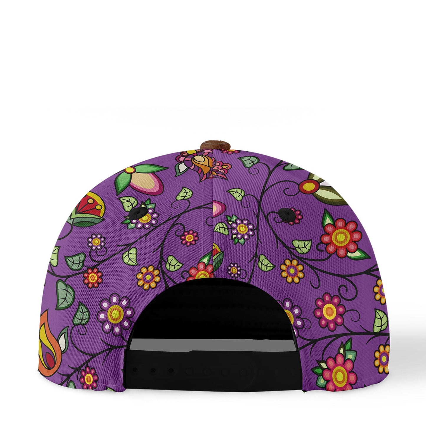 Heartbeat Petals Purple Snapback Hat