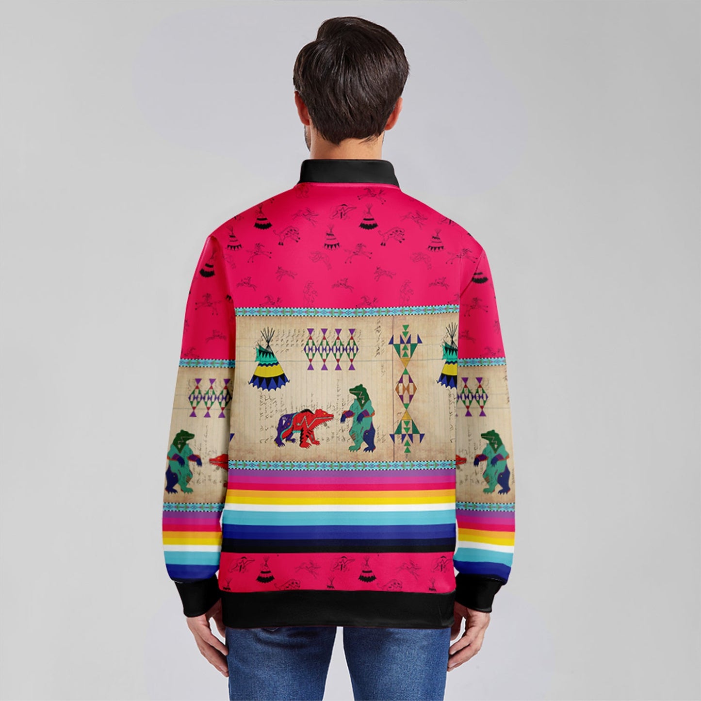 Bear Ledger Berry Lightweight Jacket