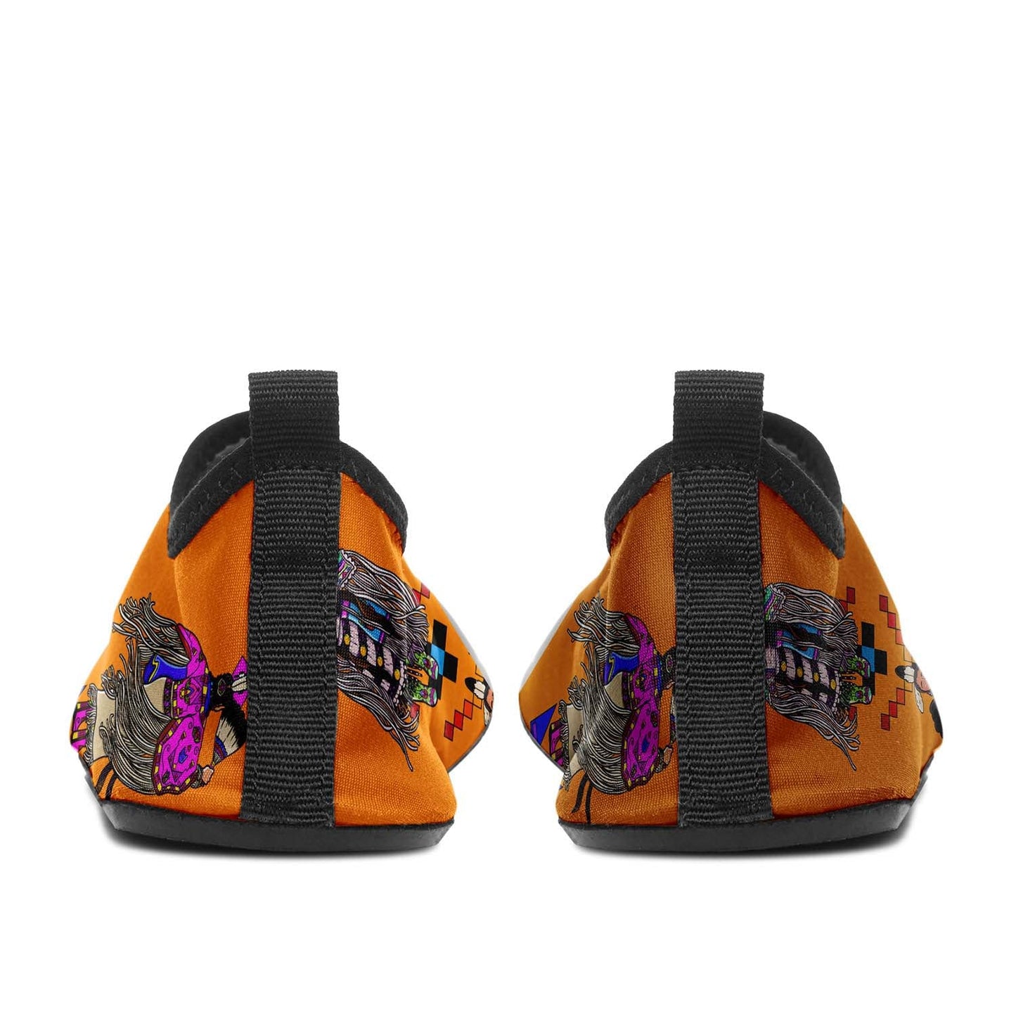 Women's Tradish Dancers Orange Sockamoccs