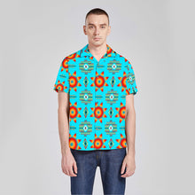 Load image into Gallery viewer, Rising Star Harvest Moon Button Up Silk Shirt
