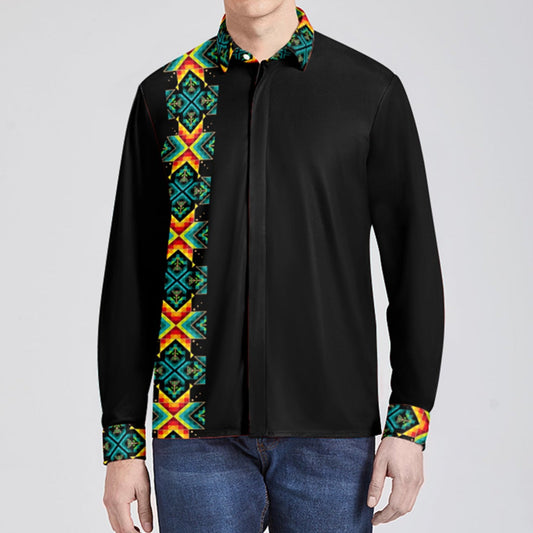 Blanket Strip Dress Shirt