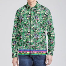 Load image into Gallery viewer, Culture in Nature Green Men&#39;s Long Sleeve Dress Shirt
