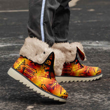 Load image into Gallery viewer, Desert Geo Yellow Red Polar Winter Boots
