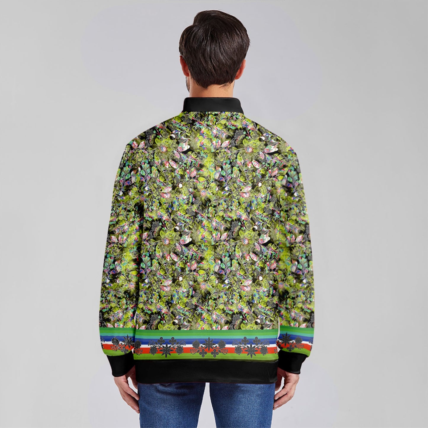 Culture in Nature Green Leaf Lightweight Jacket