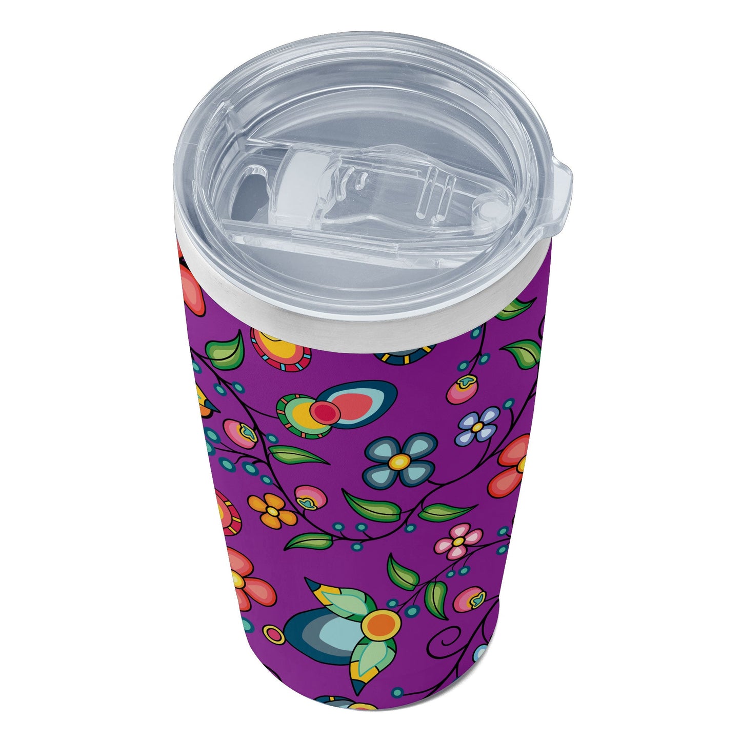 Floral Bounty Purple 15OZ Tumbler