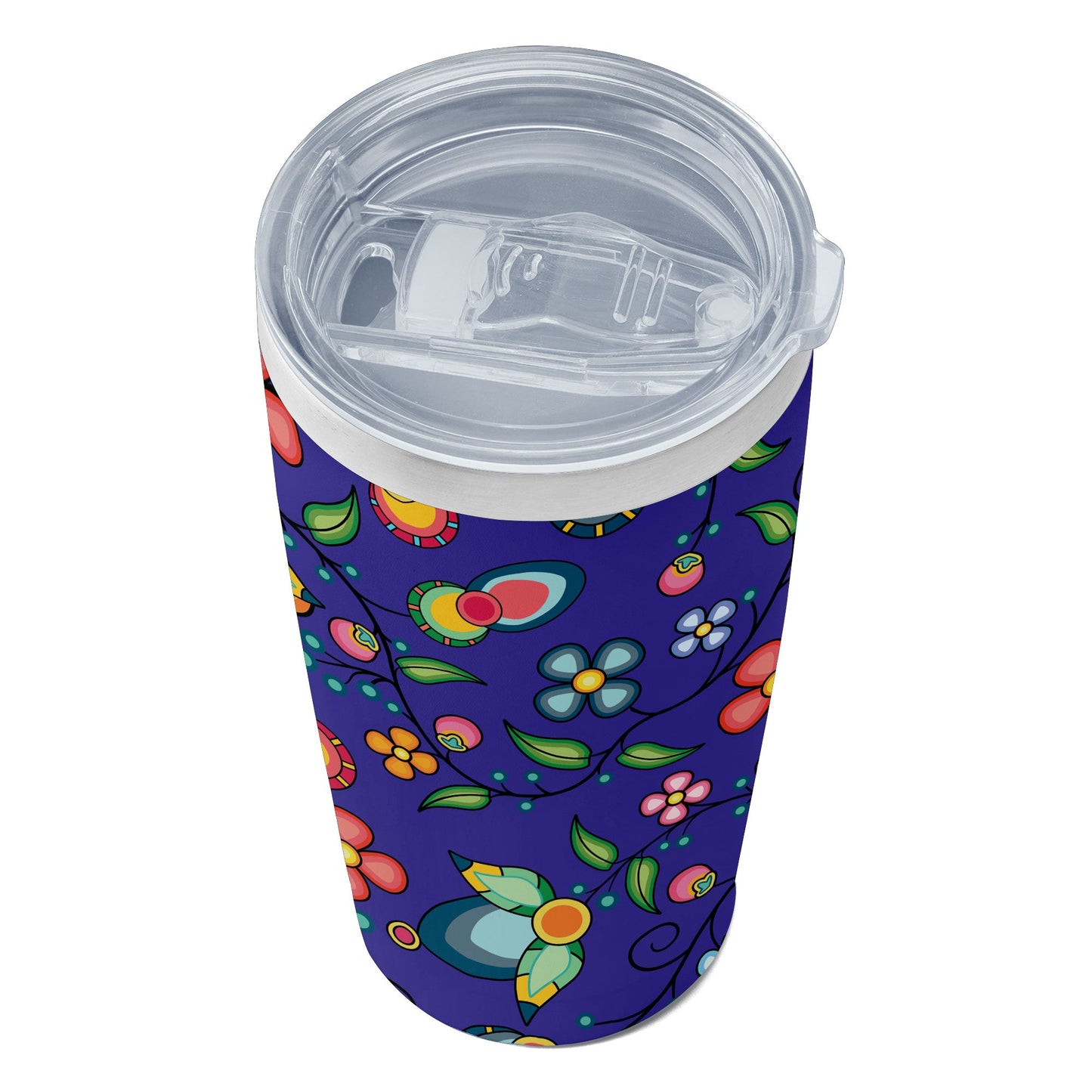 Floral Bounty Blue 15OZ Tumbler