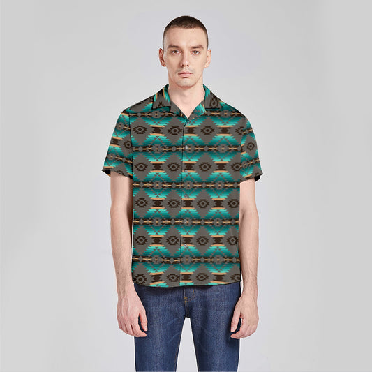 Cree Confederacy Button Up Silk Shirt