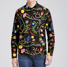 Load image into Gallery viewer, Fresh Fleur Midnight Men&#39;s Long Sleeve Dress Shirt
