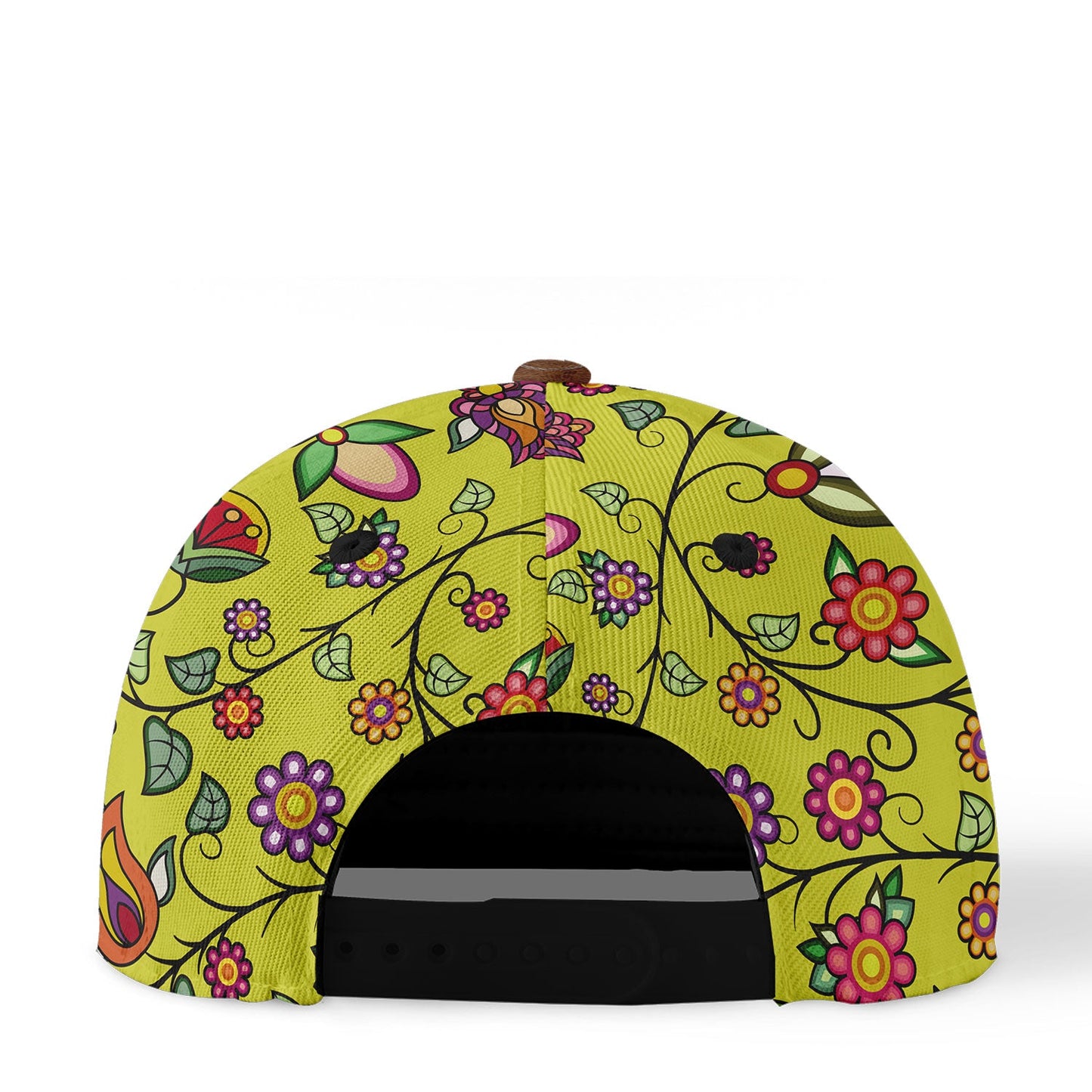 Heartbeat Petals Yellow Snapback Hat