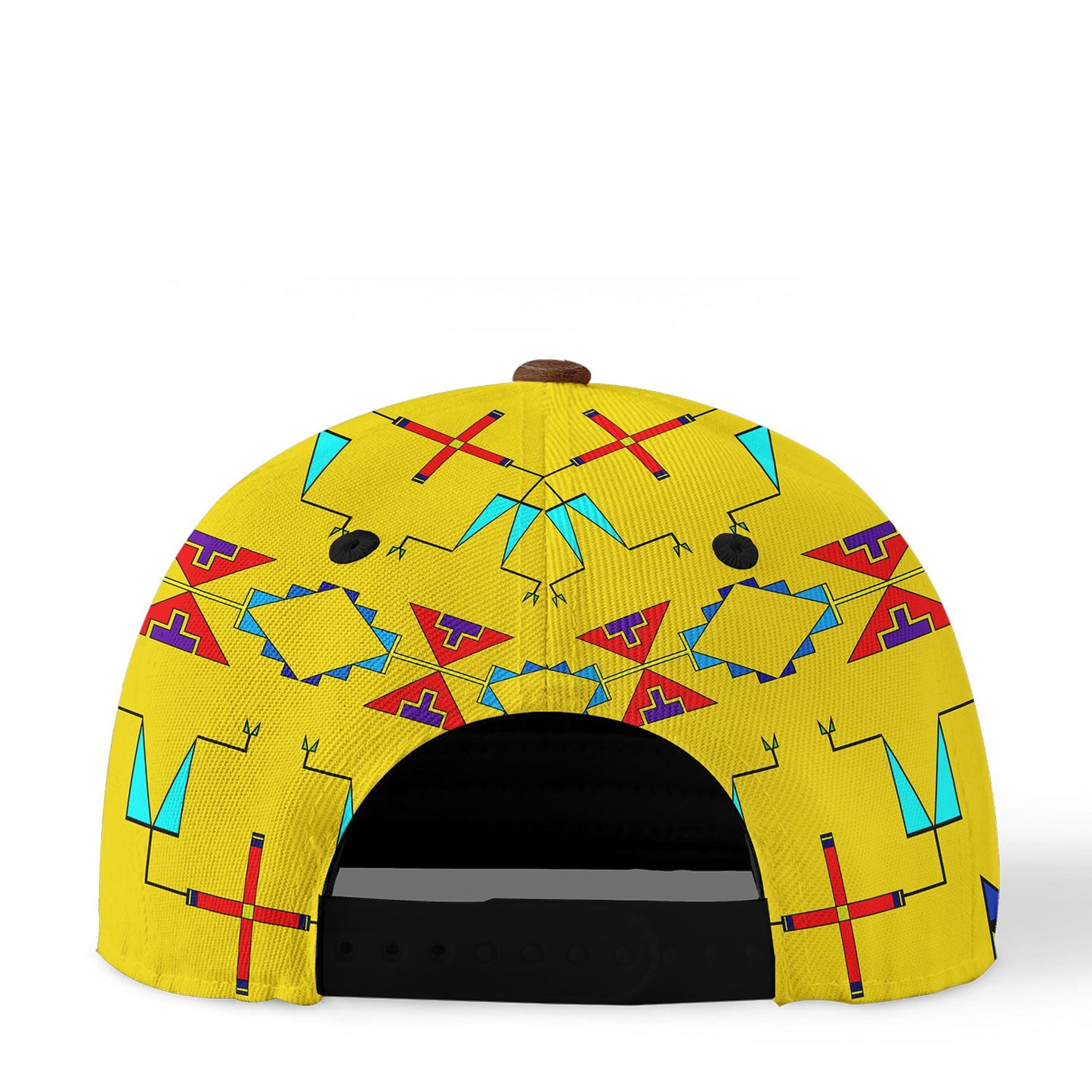 Rainy Chief Rainbow Yellow Snapback Hat