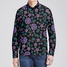 Load image into Gallery viewer, Berry Picking Men&#39;s Long Sleeve Dress Shirt
